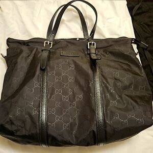Gucci Black Nylon Bag